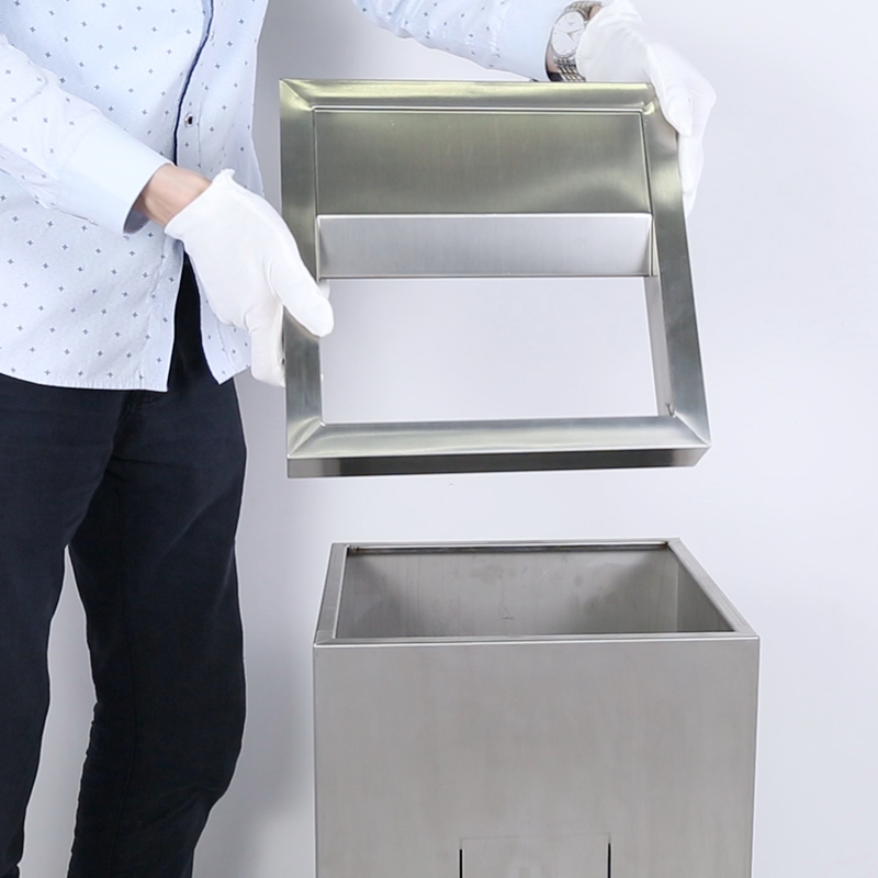 Stainless Steel Trash Bin From China Manufactory (YH-266)