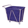Maid Cart Stainless Steel Hotel Handrail Linen Trolley / Laundry Trolley FW-13A