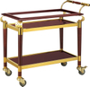 Two Layers Service Trolley with Four Wheels (FW-25)
