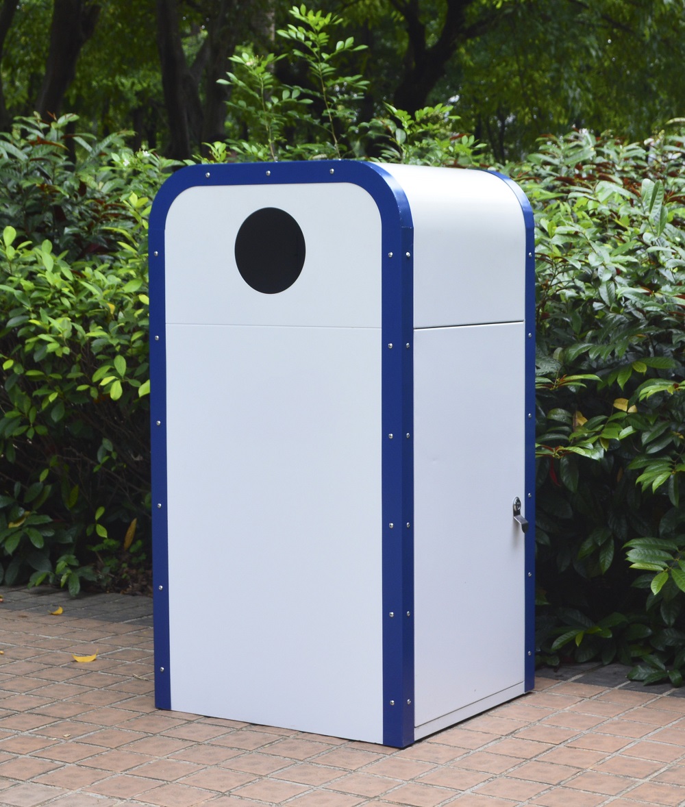 Outdoor Trash Bin for Hot Selling with Metal Material 