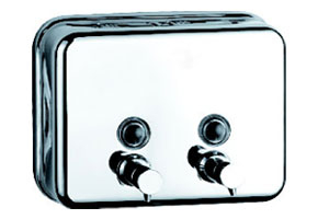 Stainless Steel Doube-Hole Liquid Soap Dispenser (KW-822)