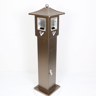 Stainless Steel Ashtray Stand Trash Bin for Street(YH-290BH)