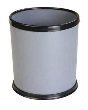 Plastic Waste Bin for room with Leather Coated KL-36