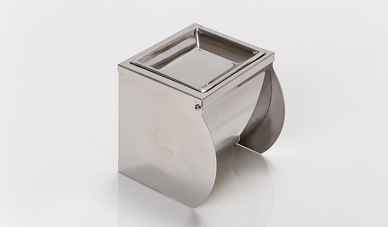 Stainless Steel Toilet Paper Holder with Ashtray KW-A07
