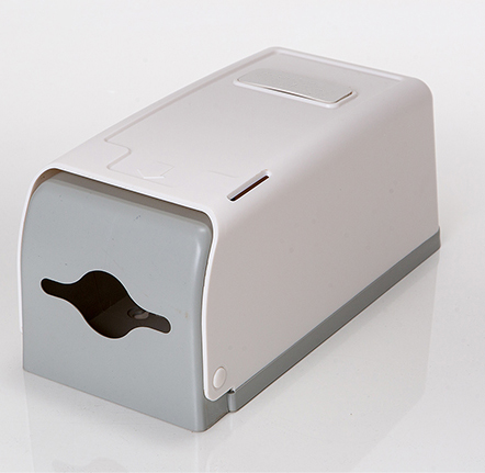 Paper Towel Dispenser of Small Size with Transparent Ink Green KW-958